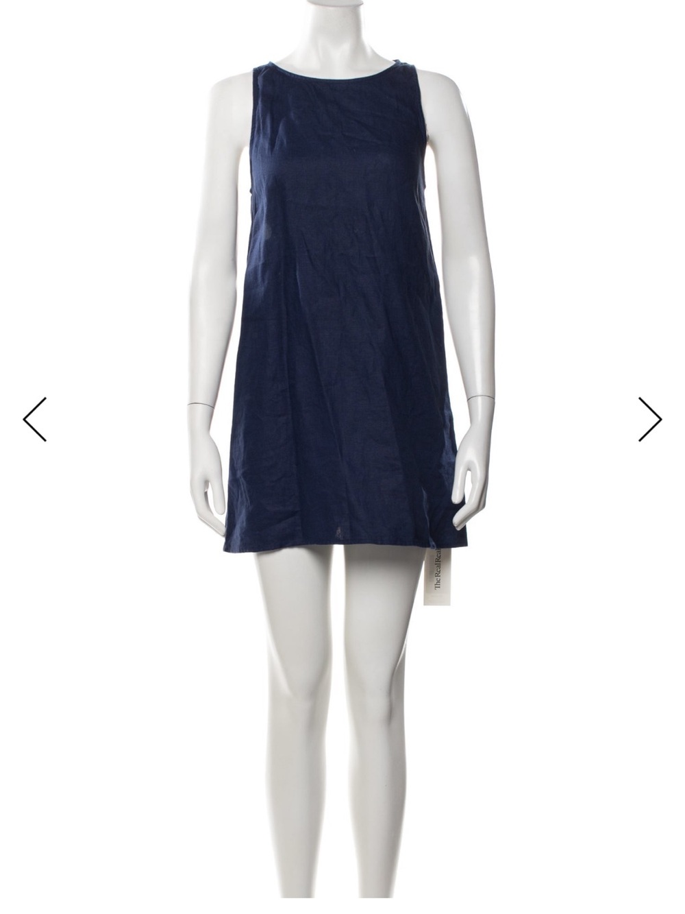 NWOT Reformation navy mini 4